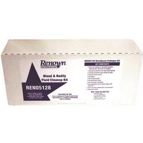 Renown REN05128 Bloodborne Pathogen Cleanup Kit