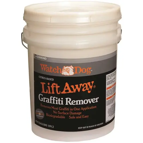 WATCH DOG LIFT AWAY NON POROUS SURFACE GRAFFITI REMOVER, 5 GALLON