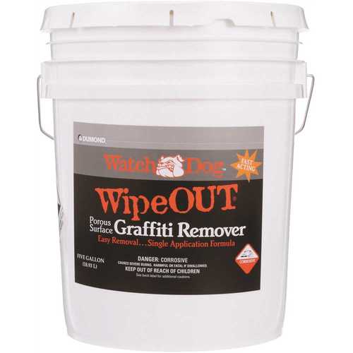 Watch Dog 8405 5 Gal. Wipe Out Porous Surface Graffiti Remover