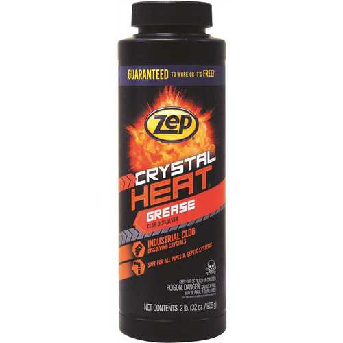 ZEP ZUCRY2 32 oz. Crystal Heat Drain Opener