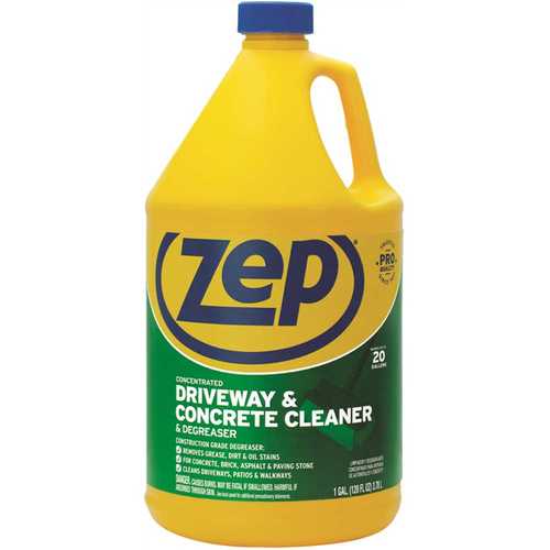 ZEP ZUCON128 1 Gal. Driveway, Concrete and Masonry Cleaner - pack of 4