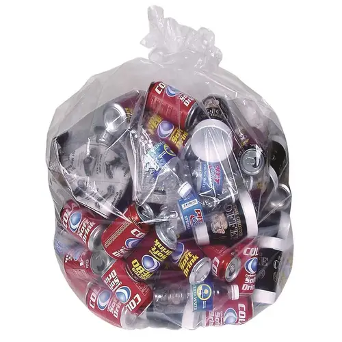 Berry Plastics LBR1717LC 4 Gal. 0.4 mil 17 in. x 17 in. Clear Low-Density Trash Bags CLR - pack of 1000