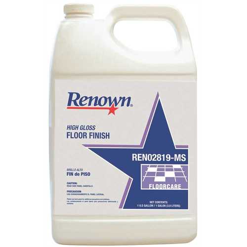 Renown 111433 High Gloss Floor Finish 1 Gal   107455 Usn 