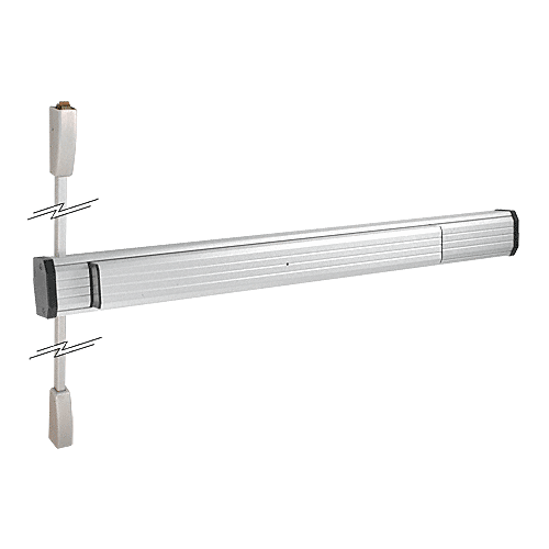 CRL 1275A36X84 Satin Aluminum 36" x 84" Jackson 1275 Push Pad Surface