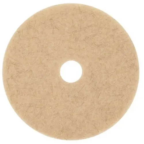 20 in. Natural Blend Tan Floor Pad - pack of 5