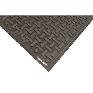 M+A Matting 430123000 Comfort Scrape Black 23 in. x 34 in. Indoor / Outdoor Scraper Mat