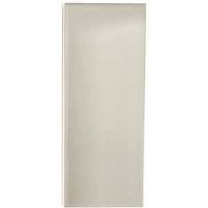 Zenith Frameless Beveled over-the-Mirror Rectangle Corner Medicine Cabinet,  14.25 x 36, White 