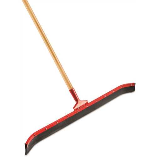 Libman 954-XCP6 36 in. Curved Floor Squeegee with Handle - pack of 6