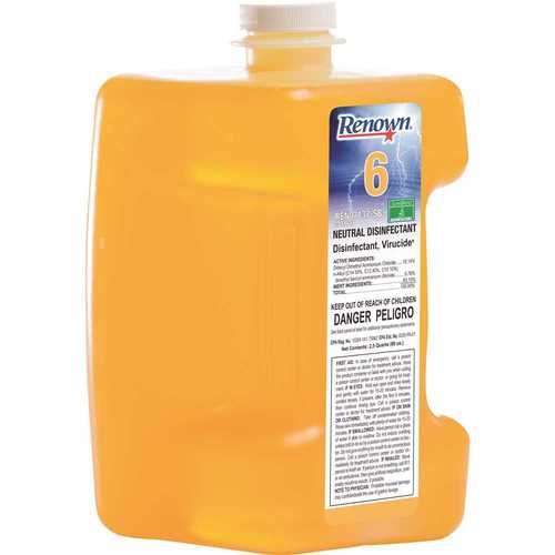 80 oz. Neutral Disinfectant Cleaner Yellow