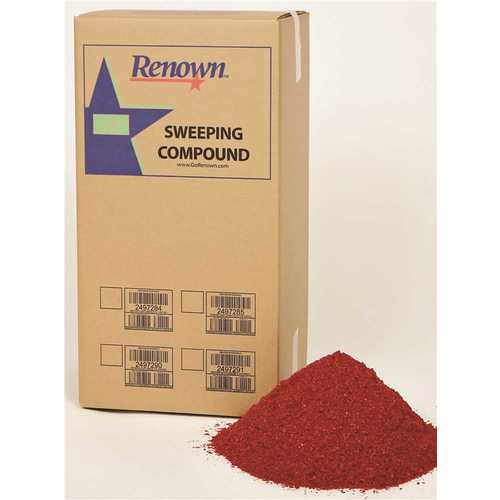 SWEEPING COMPOUND OIL BASE, WITH GRIT, 100 LB. BOX, RED