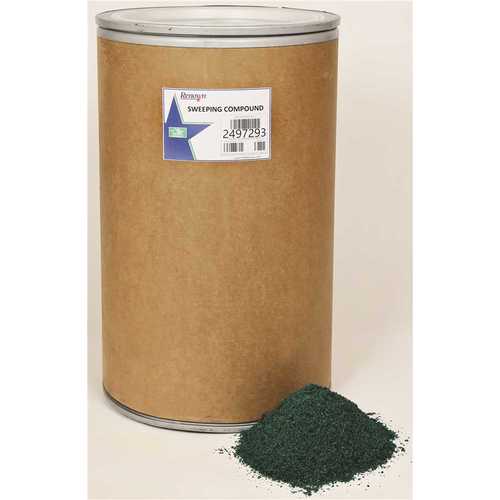 SWEEPING COMPOUND OIL BASE, NO GRIT, 100 LB. DRUM, GREEN