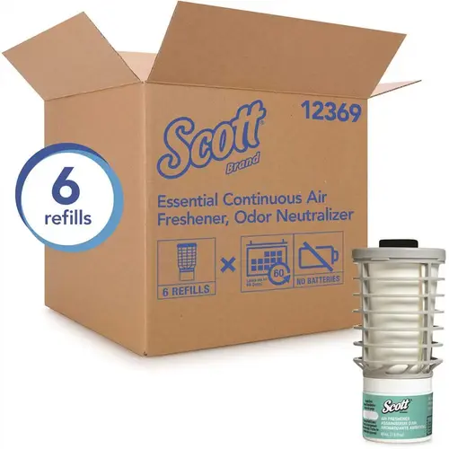 Natural Scent Automatic/Continuous Plug-In Air Freshener Refill Release White