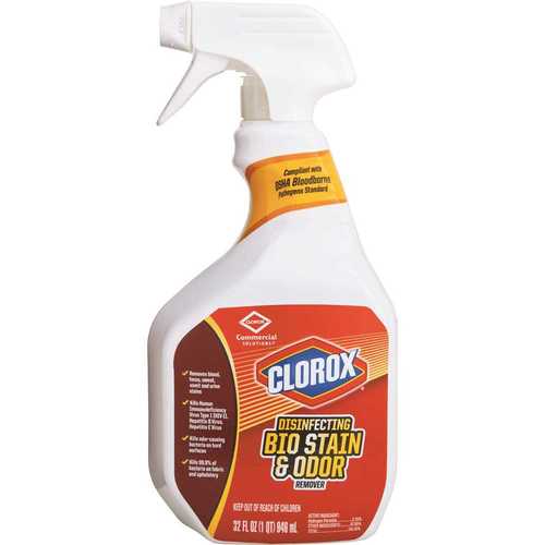 CLOROX 31903 32 oz. Disinfecting Bio Stain and Odor Remover Spray