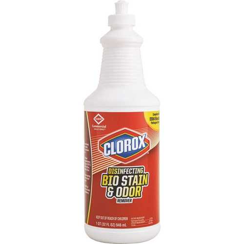 CLOROX 31911 32 oz. Disinfecting Bio Stain and Odor Remover Pull-Top