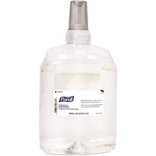 PURELL 8672-04 Professional Fragrance Free Foam Soap Clear