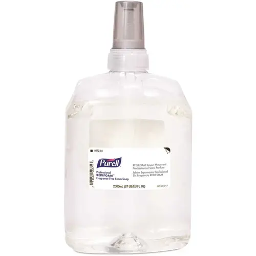 PURELL 8672-04 Professional Fragrance Free Foam Soap Clear