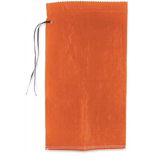 14 in. x 26 in. Orange High UV Sandbag with Ties (12,000-Pallet)