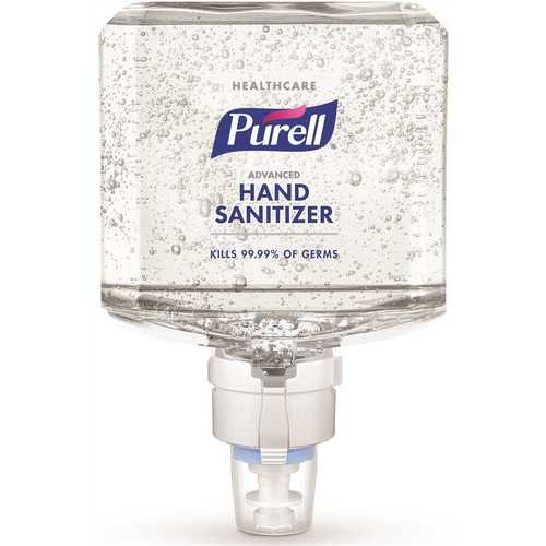 PURELL 7763-02 Healthcare ES8 1200 ml Advanced Clean Scent Gel Hand Sanitizer Dispenser Refill Clear