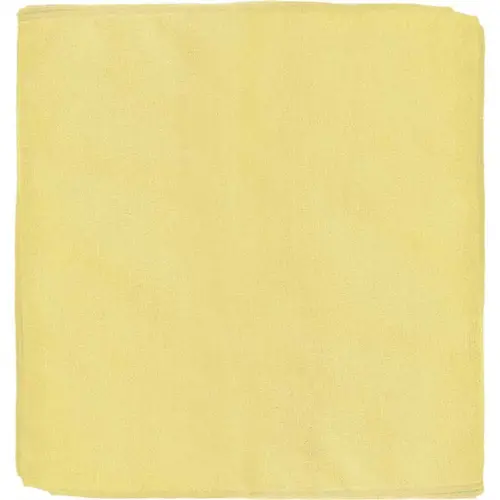 12 in. x 12 in. General Purpose Microfiber Cleaning Cloth in Yellow - pack of 12