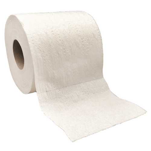100% Recycled 2 Ply White Toilet Tissue (500 Sheets Per Roll ) - pack of 96