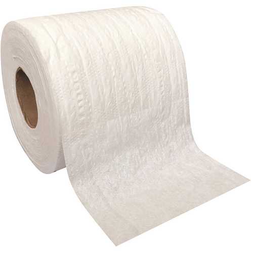 White Embossed 2 Ply Bath Tissue. Individually Wrapped (Packed , 500 Sheets Per Roll) - pack of 96