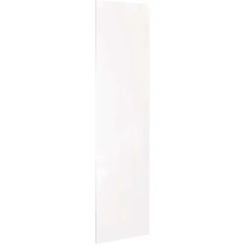 Standard 3 in. x 42 in. x 1 in. Cabinet Filler in White Gloss