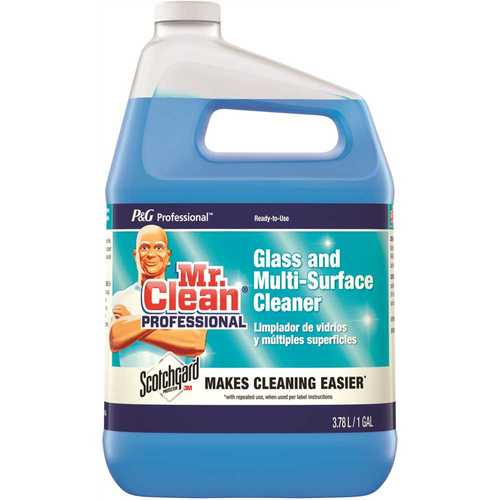 MR. CLEAN 003700081633 Professional 1 Gal. Open Loop Glass and Multi-Purpose Cleaner with Scotchgard