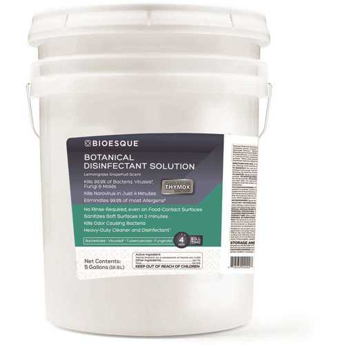 BIOESQUE BBDS5G 5 Gal. Botanical Disinfectant Solution Pail