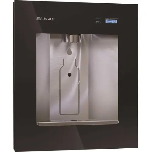 ezH2O Liv Built-In Filtered Water Dispenser, Remote Chiller in Midnight Black