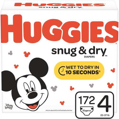 Snug & Dry Size 4 Diapers