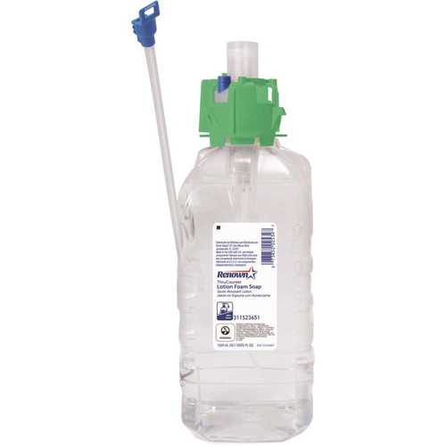 Renown 8561-04-B4W00LG Select ThruCounter 1500 ml Fresh Scent, Green-Certified- Lotion Foam Handwash Refill for CXM/CXI/CXT Dispensers