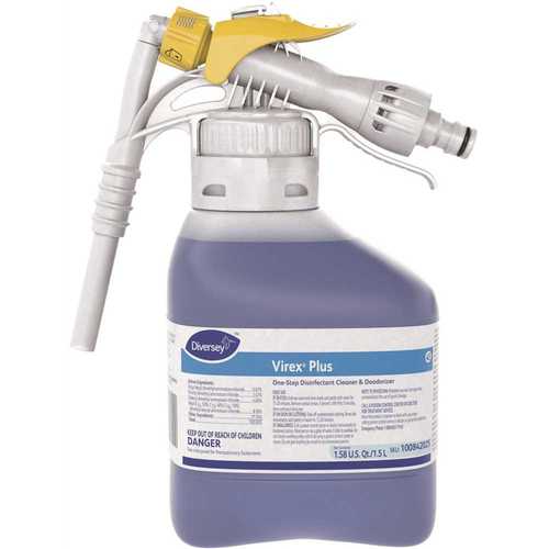 VIREX 101102925 1.5 l 1-Step Disinfectant Cleaner and Deodorant