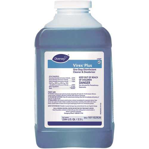 VIREX 101102926 2.5 l 1-Step Disinfectant Cleaner and Deodorant