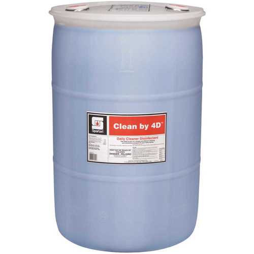 Clean by 4D 55 Gallon Fresh Scent 1-Step Cleaner/Disinfectant