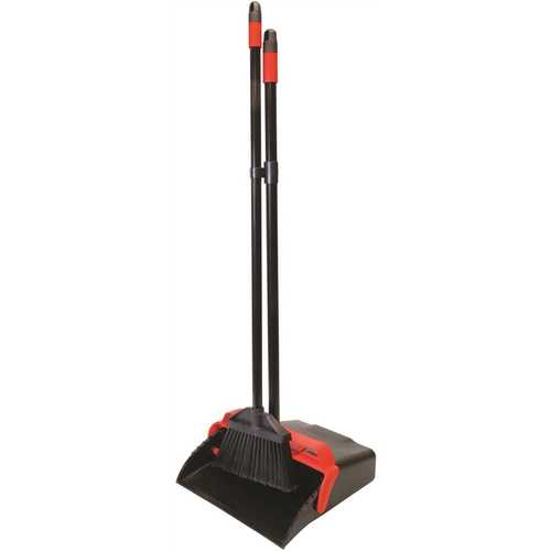 MAXIPLUS 96200 13 in. Assembled Lobby Dust Pan with Lobby Broom