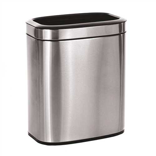 ALPINE 470-20L 5.3 Gal. Stainless Steel Rectangular Liner Open Top Trash Can
