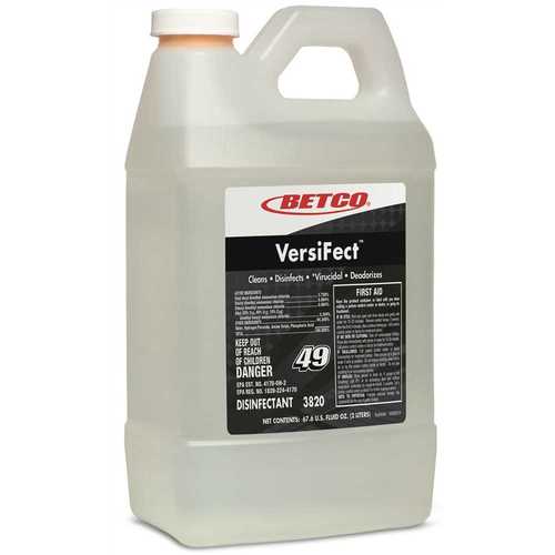 Betco 382047-00 2 l Versifect Cleaner Disinfectant - pack of 4