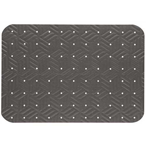 WET STEP 789223007 Grey 24 in. x 35 in. Slip-Resistant Mat