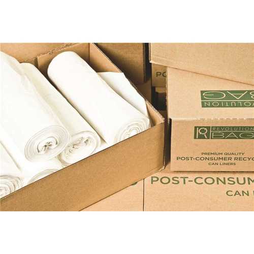44 Gal. 36 in. x 47 in. 0.45 mil Natural Low-Density Trash Can Liner (/Case) - pack of 10