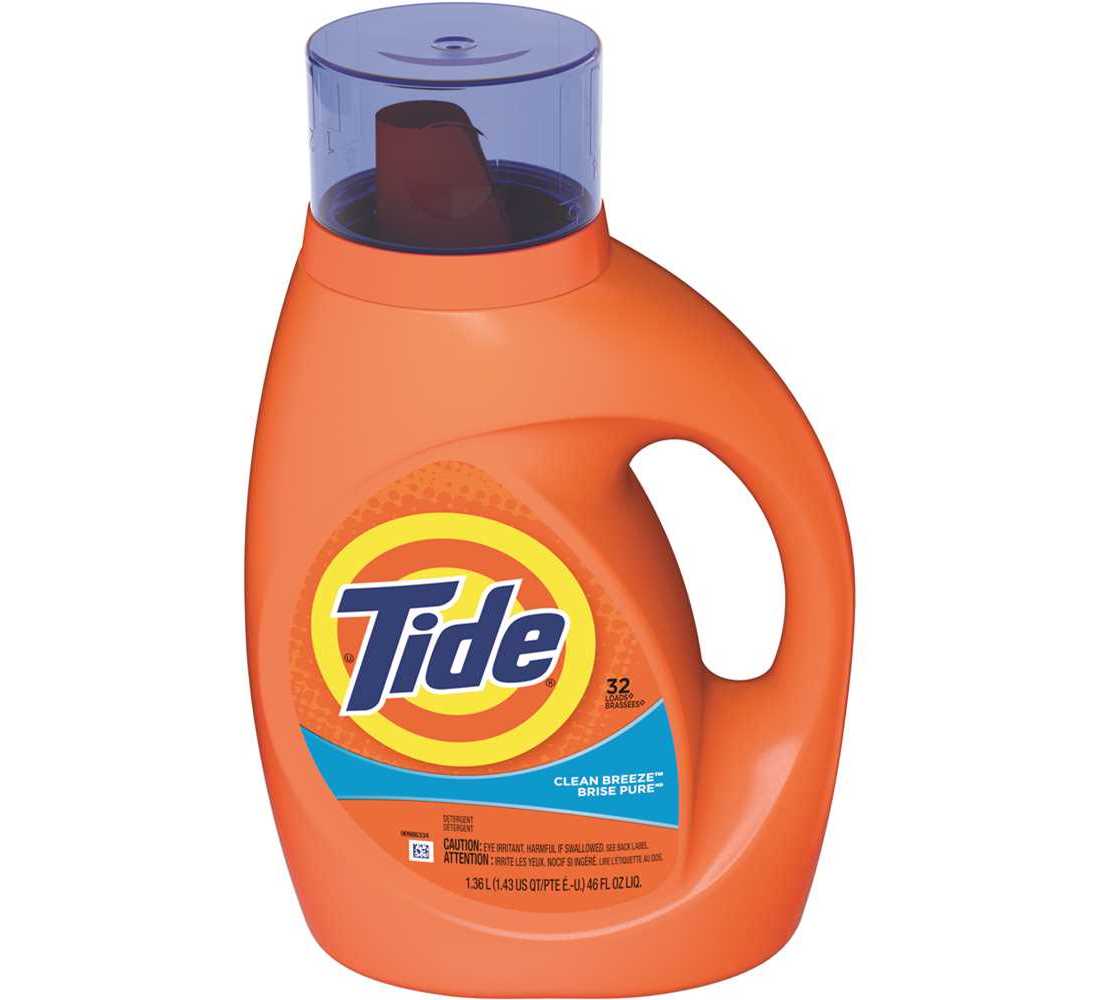 TIDE 003700040421 46 fl. oz. Clean Breeze Liquid Laundry 32 Loads Buy Now