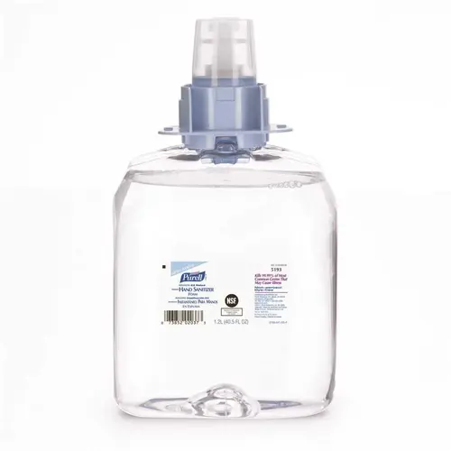 Advanced 1200 mL Fragrance Free E3 Rated Foam Hand Sanitizer Dispenser Refill Clear - pack of 4