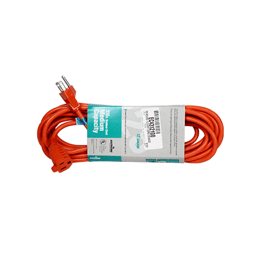CRL EC4312100 3-Conductor 12/3 Round 100' Extension Cord