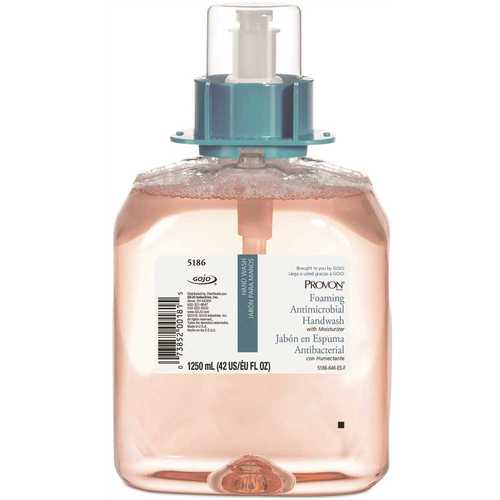 PROVON 5186-04 1250 mL Fruit Fragrance Moisturizing Antimicrobial Foam Handwash Soap Dispenser Refill - pack of 4