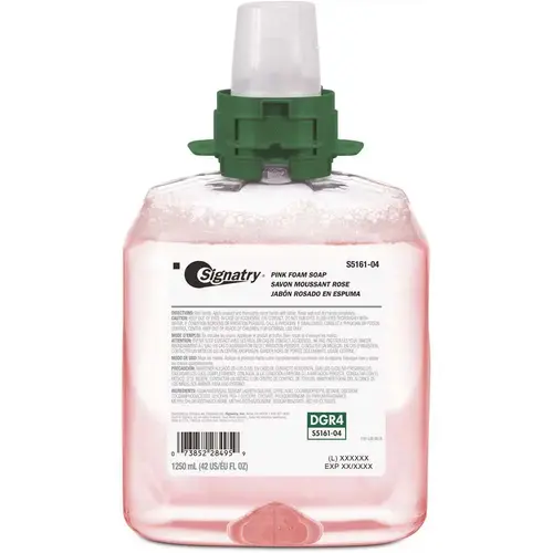 Luxury 1250 mL Cranberry Fragrance Foam Handwash Soap Dispenser Refill Pink - pack of 4