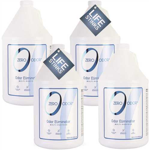 ZERO ODOR GL1128004C 128 oz. Unscented Odor Eliminator and All Purpose Cleaner