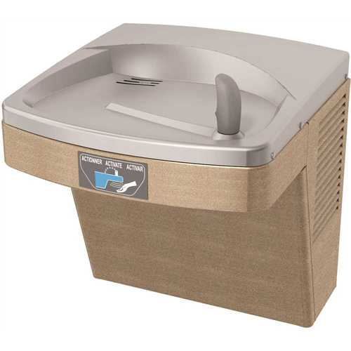 OASIS PG8ACT SAN Contactless Single Level Drinking Fountain, Refrigerated, ADA, Versacooler II Touch-Free in Sandstone Powder Coat