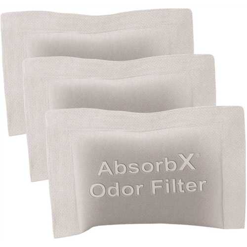 HLS COMMERCIAL HLS08CF3 Odor Filters for 2.5 Gal. to 4 Gal. Trash Cans