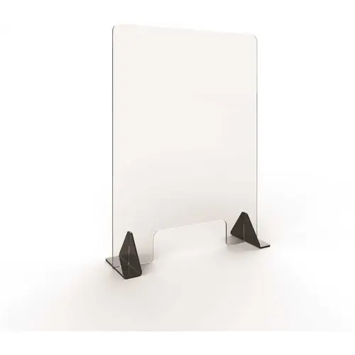 CLEAR ARMOR SOLUTIONS CAS-2432-PO-3 23.5 in. x 31.5 in. x 0.187 in. Acrylic Sheet with 1 in. - 12 in. x 4 in. Passthrough - pack of 3