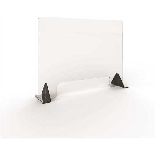 CLEAR ARMOR SOLUTIONS CAS-3224-PO3 31.5 in. x 23.5 in. x 0.187 in. Acrylic Sheet with 1-20 in. x 4 in. Passthrough - pack of 3