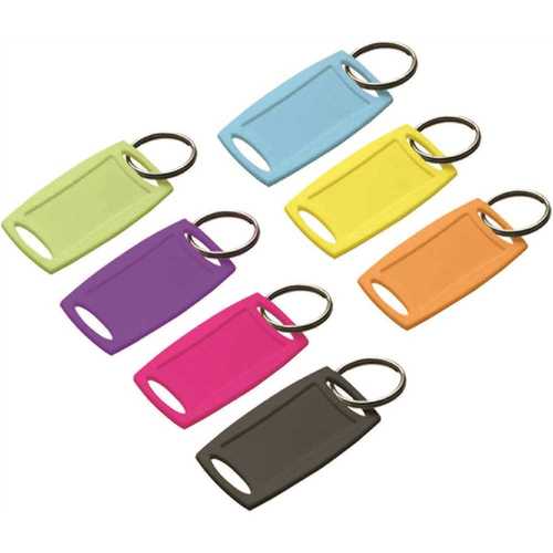 Small Rectangular Plastic Label-It Tag in Assorted Colors - pack of 200